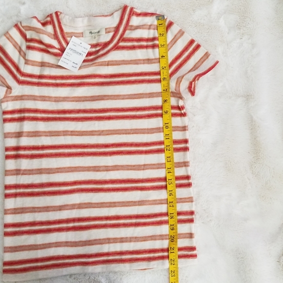 NWT Madewell | striped knit shrunken t - Picture 6 of 7